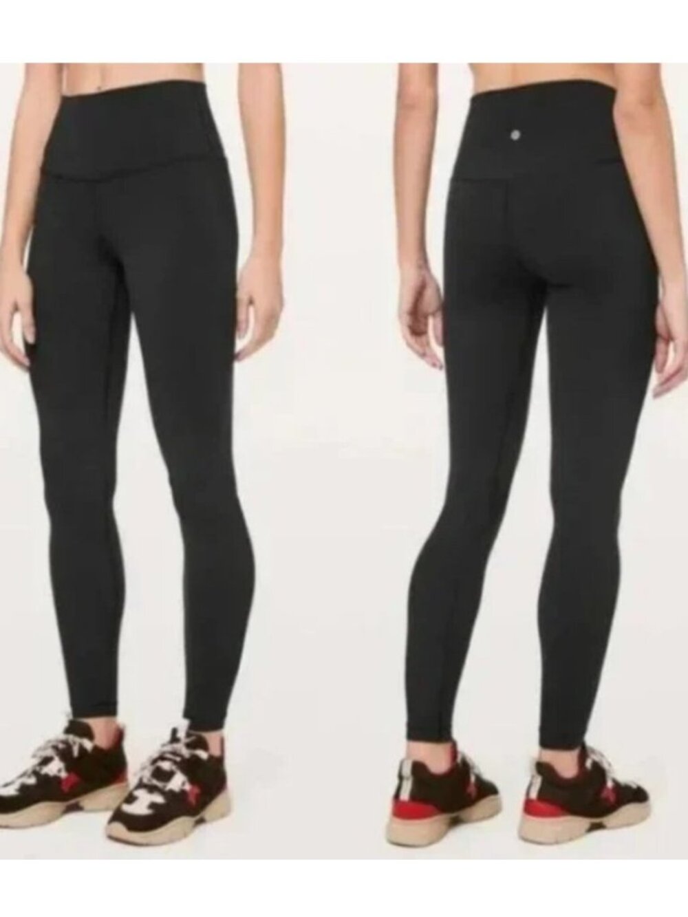 Lululemon Black Nulu High Rise Full Length Align Pants 28"